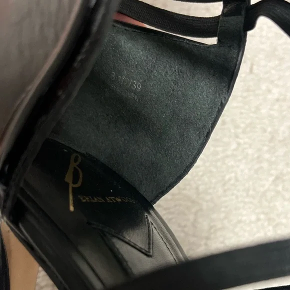 B Brian Atwood Langden Gladiator Caged Heels Black Size 8.5 - Picture 6 of 12